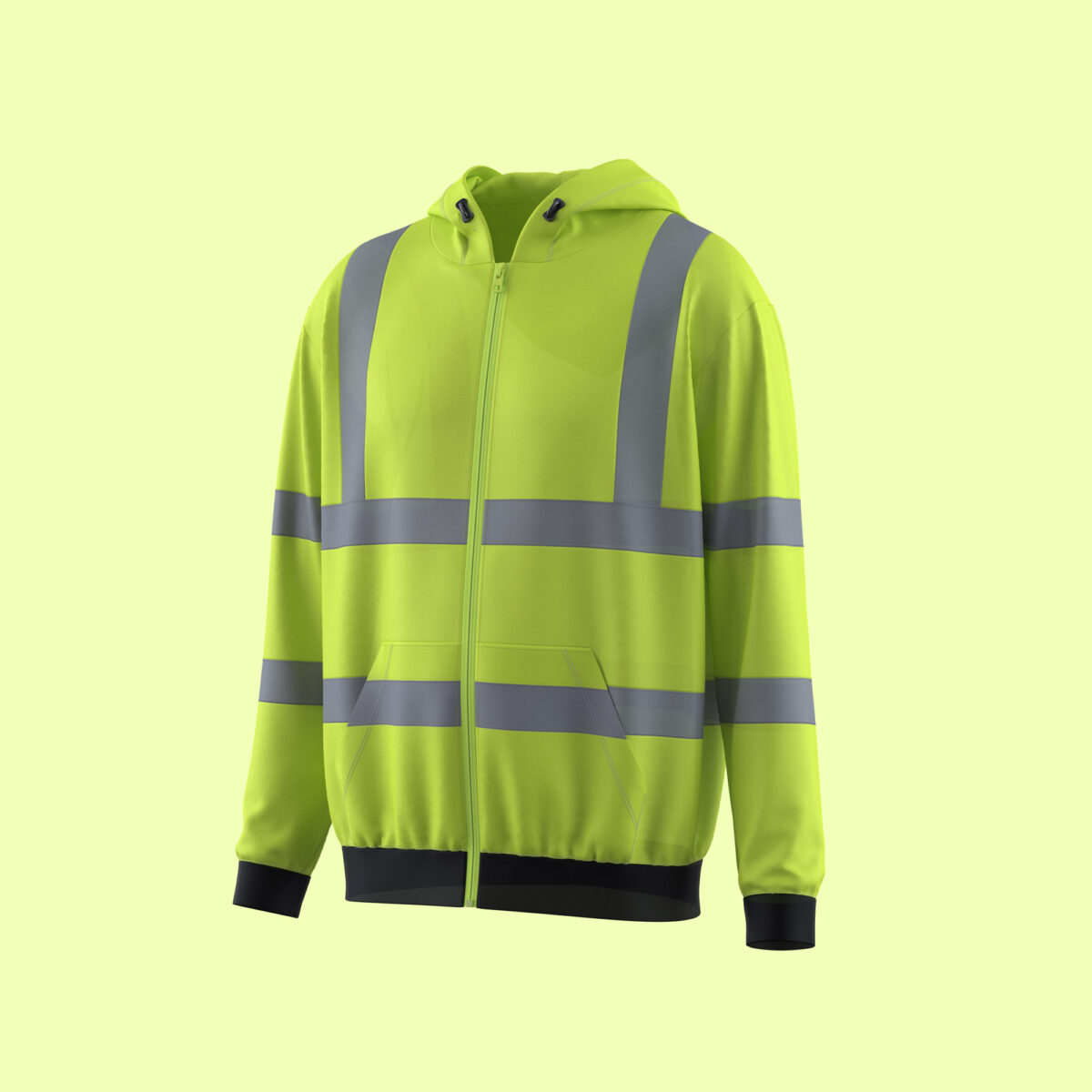 High Visibility Workwear Jacket - Image 3