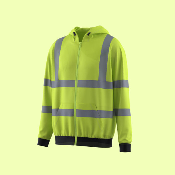 High Visibility Workwear Jacket - Image 3