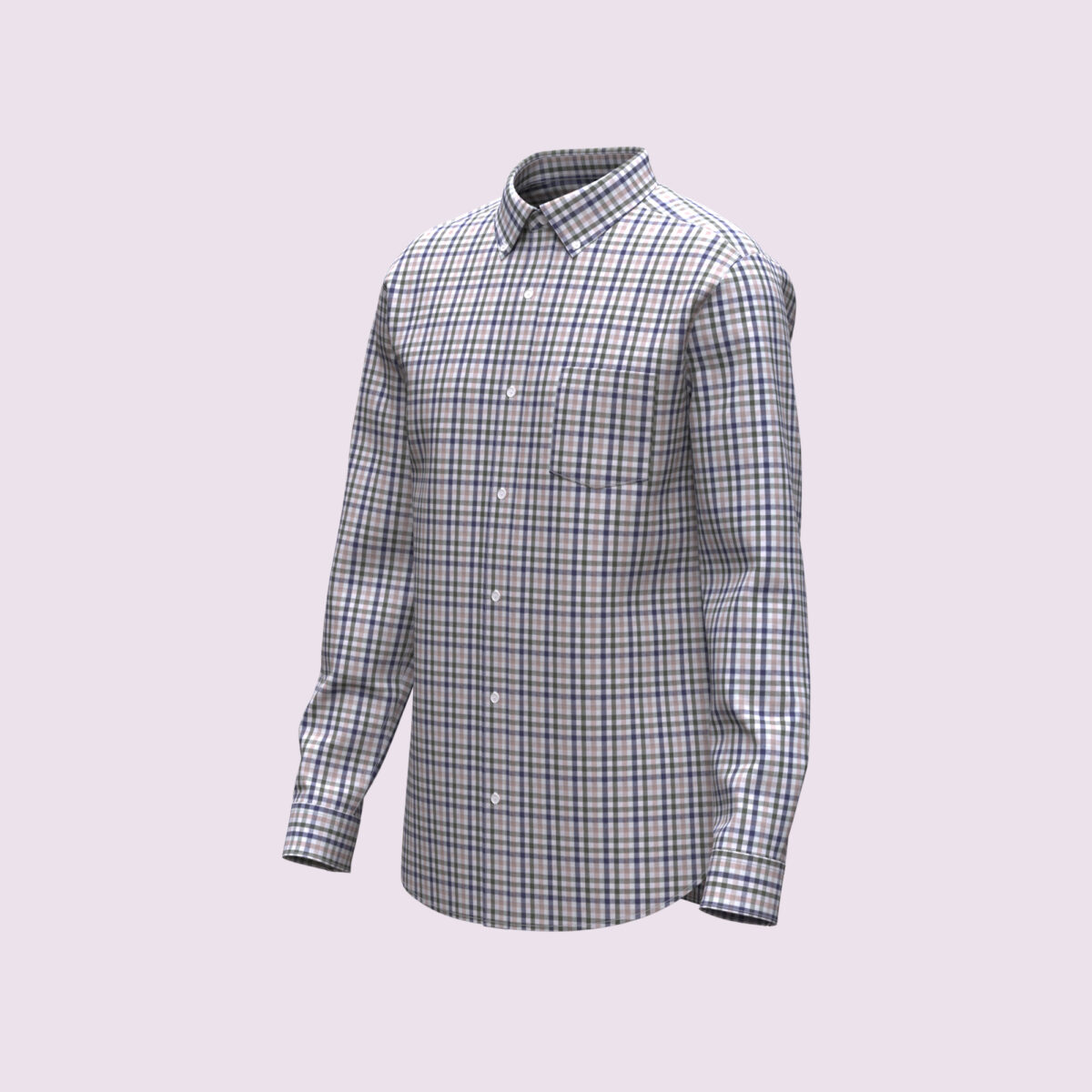 Men's Check Shirt - Image 3