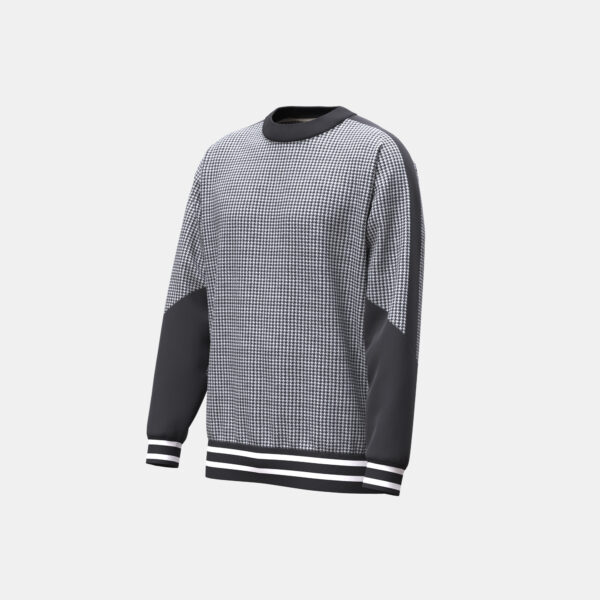 Men's Digital Houndstooth Sweatshirt - Image 3