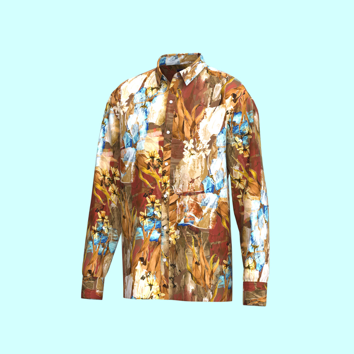 Men's Tropical Full Sleeve Shirt - Image 3