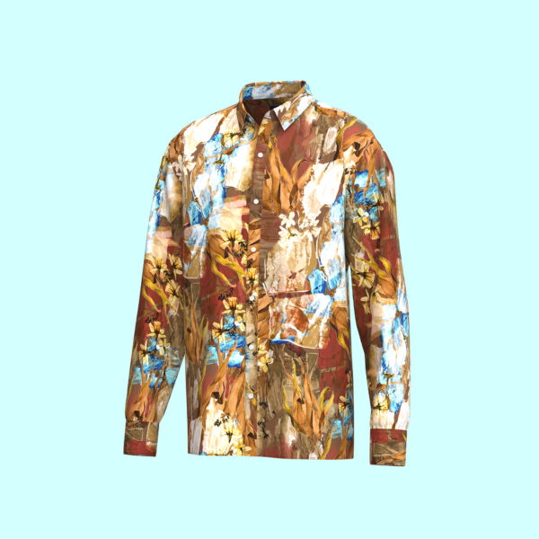 Men's Tropical Full Sleeve Shirt - Image 3