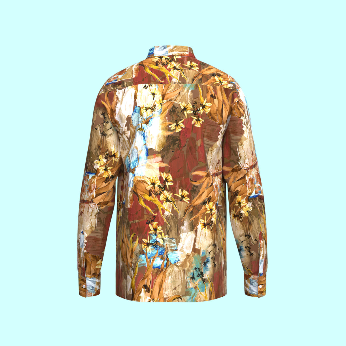 Men's Tropical Full Sleeve Shirt - Image 2