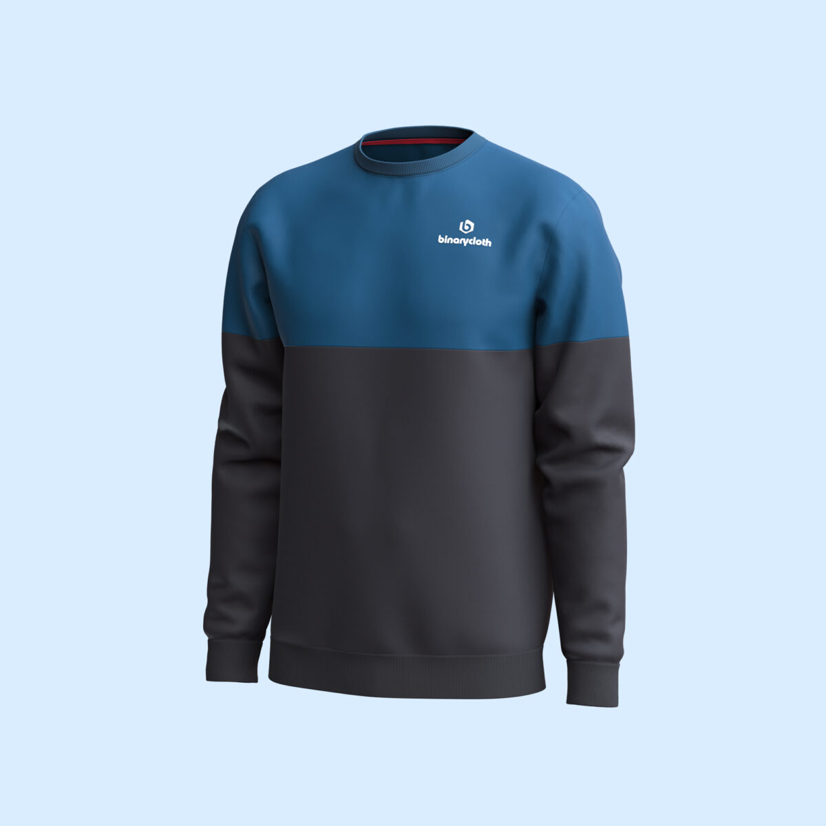 Men Digital Contrast Sweatshirt - Image 2