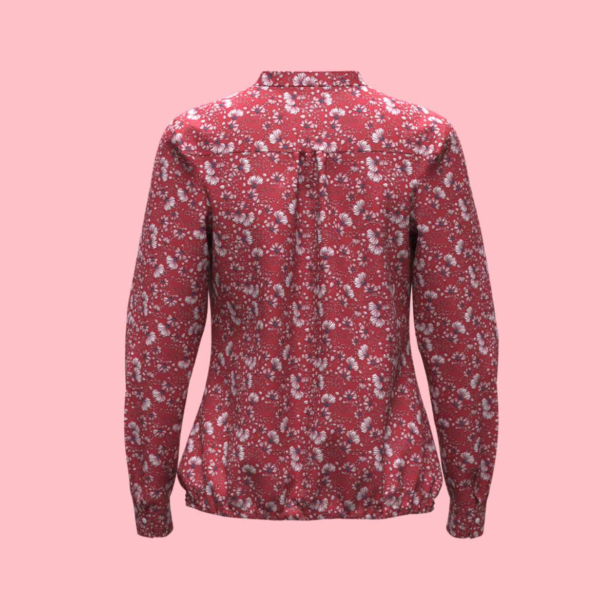 Women's V-Neck Fashionable Shirt - Image 2