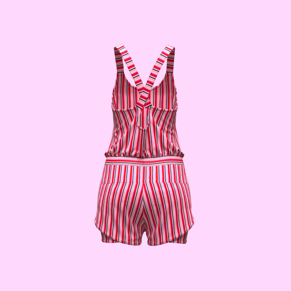 Women's Digital Stripe Tankini - Image 2