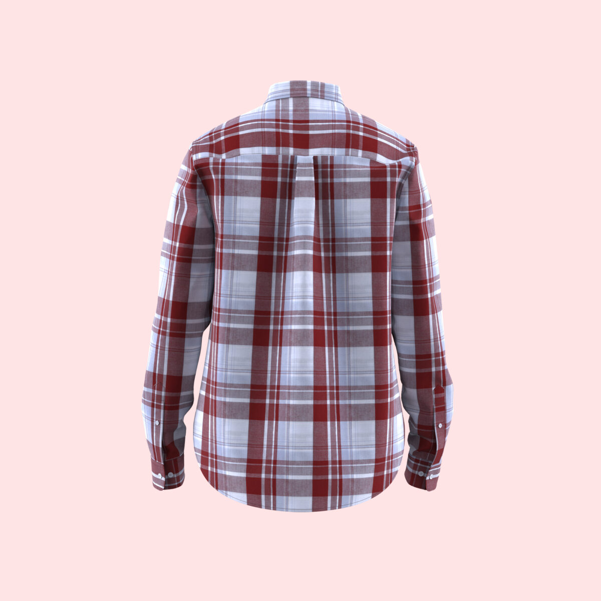 Men's Digital Check Shirt - Image 2