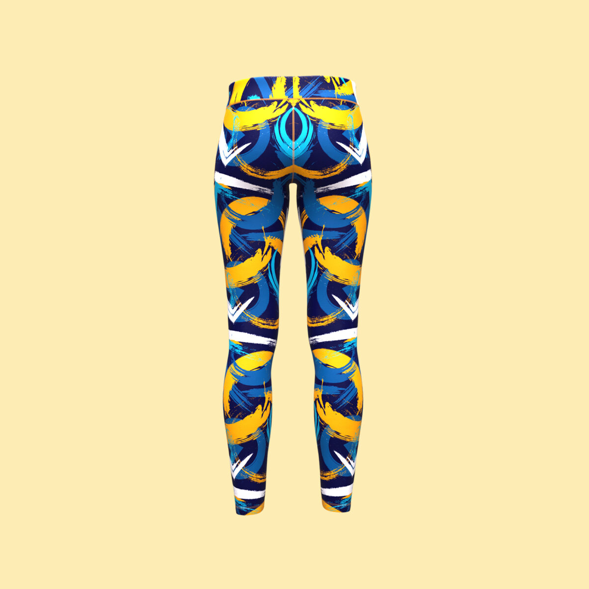 Women's Abstract Leggings - Image 2