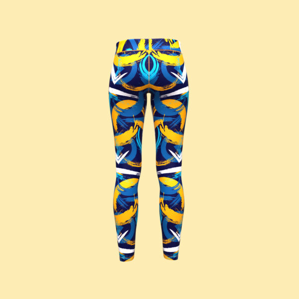 Women's Abstract Leggings - Image 2