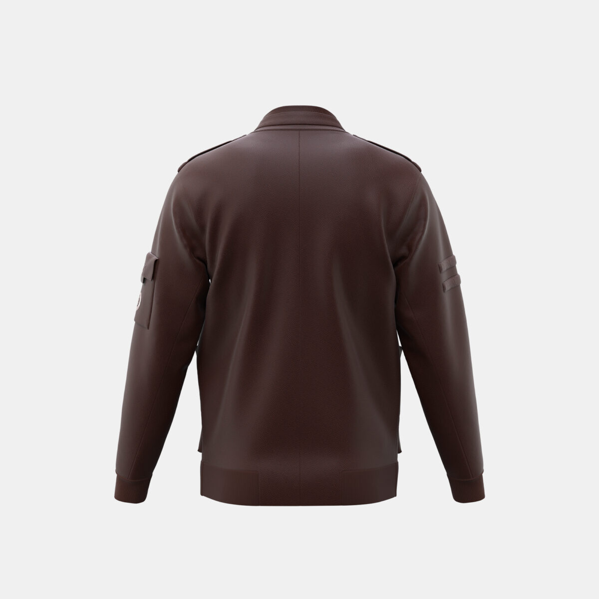 Men's Multipocket Leather Jacket - Image 2