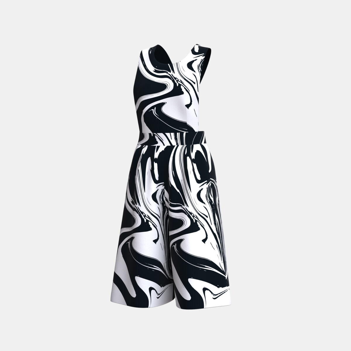 Women's Tiered Sleeveless Dress - Image 3