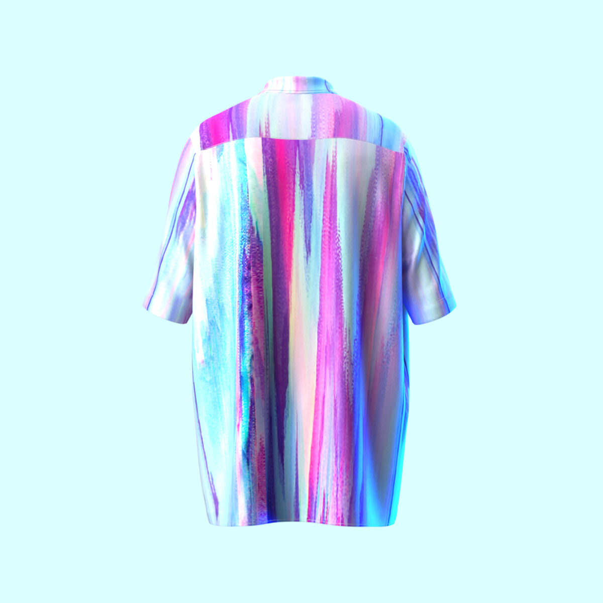 Men's Tie Dye Short Sleeve Shirt - Image 2