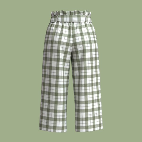 Women Fashion Pantacourt Pant - Image 3