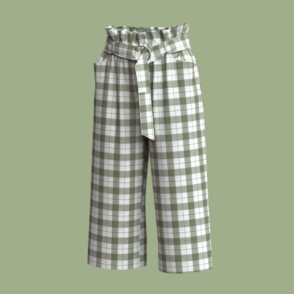 Women Fashion Pantacourt Pant - Image 2