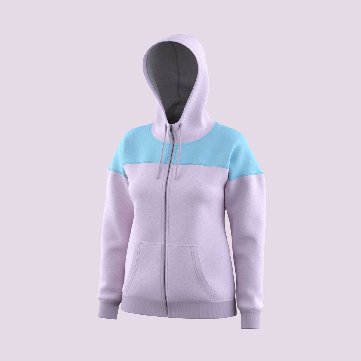 Frosty Breeze Colorblock Hoodie - Image 2