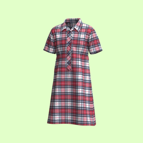 Kids Little Voyager Plaid Tunic - Image 2
